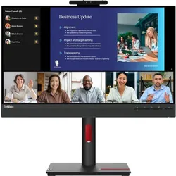 מסך Lenovo ThinkVision T24v-30 כולל מצלמה